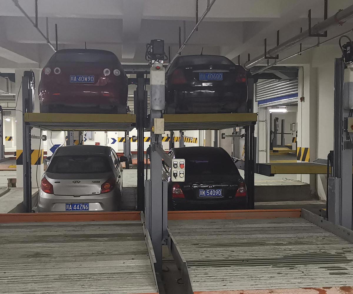 湖北兩層升降機械停車(chē)位二手