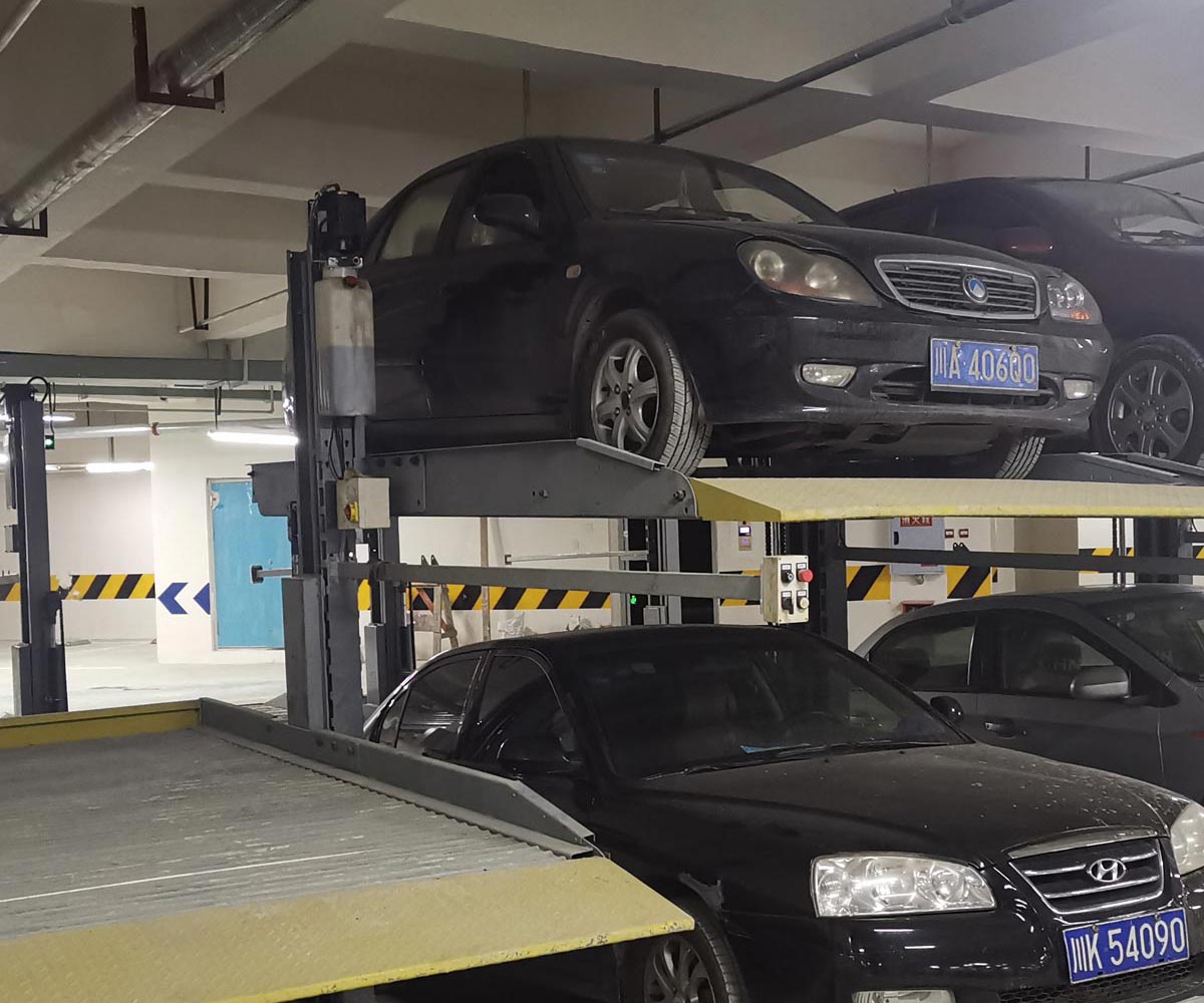 雙層簡(jiǎn)易式機械停車(chē)設備改造