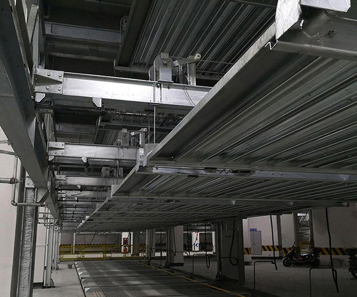 黔西二層PSH型機械停車(chē)庫回收