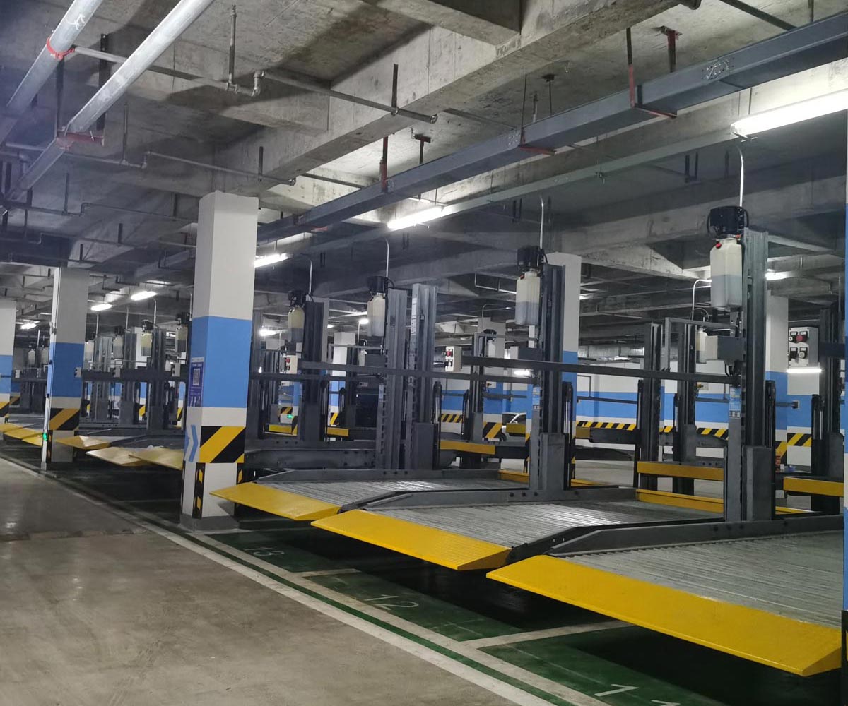 碧江機械立體停車(chē)庫的具體運行