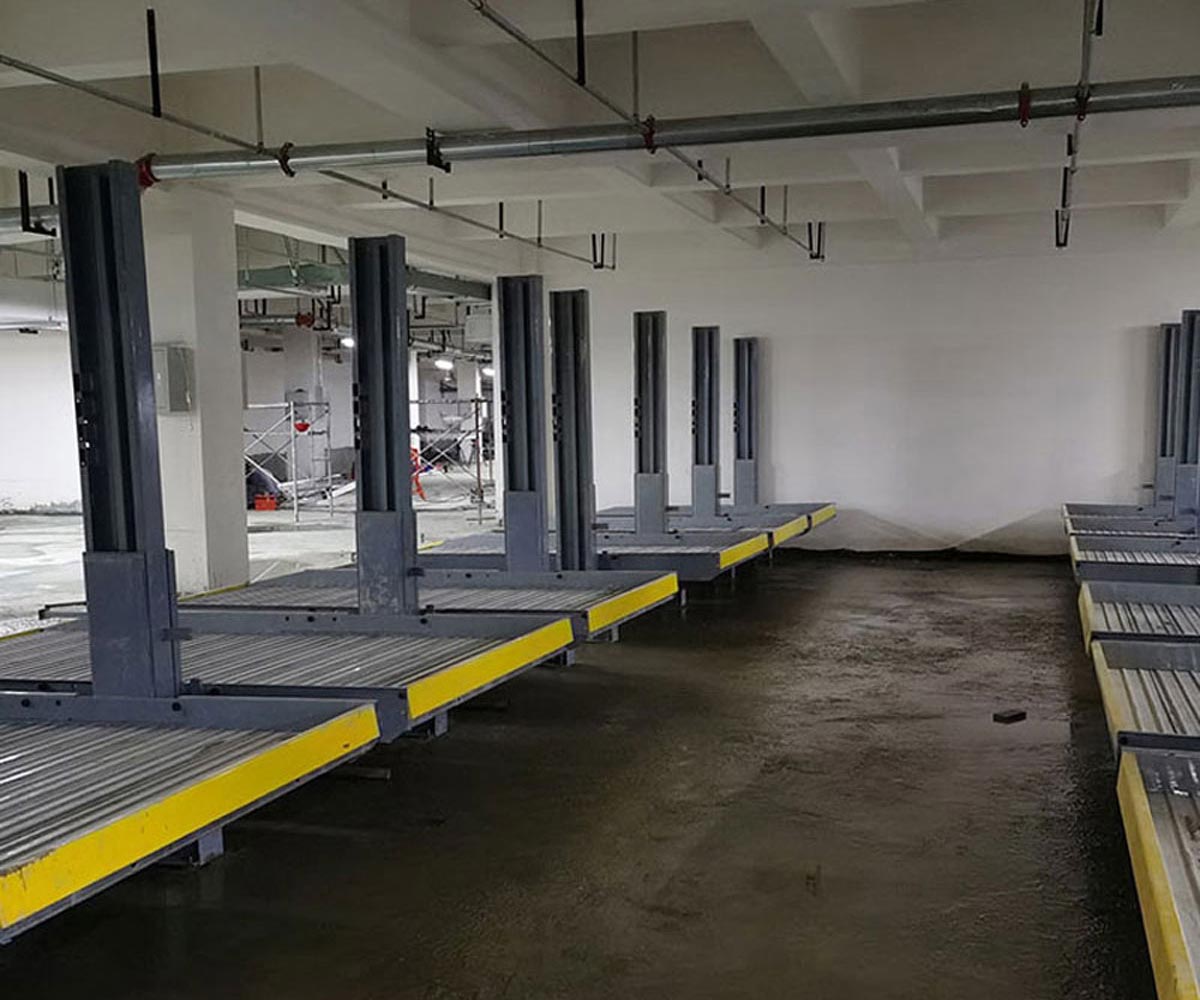 習水升降立體車(chē)庫具有自我保護裝置被廣泛應用