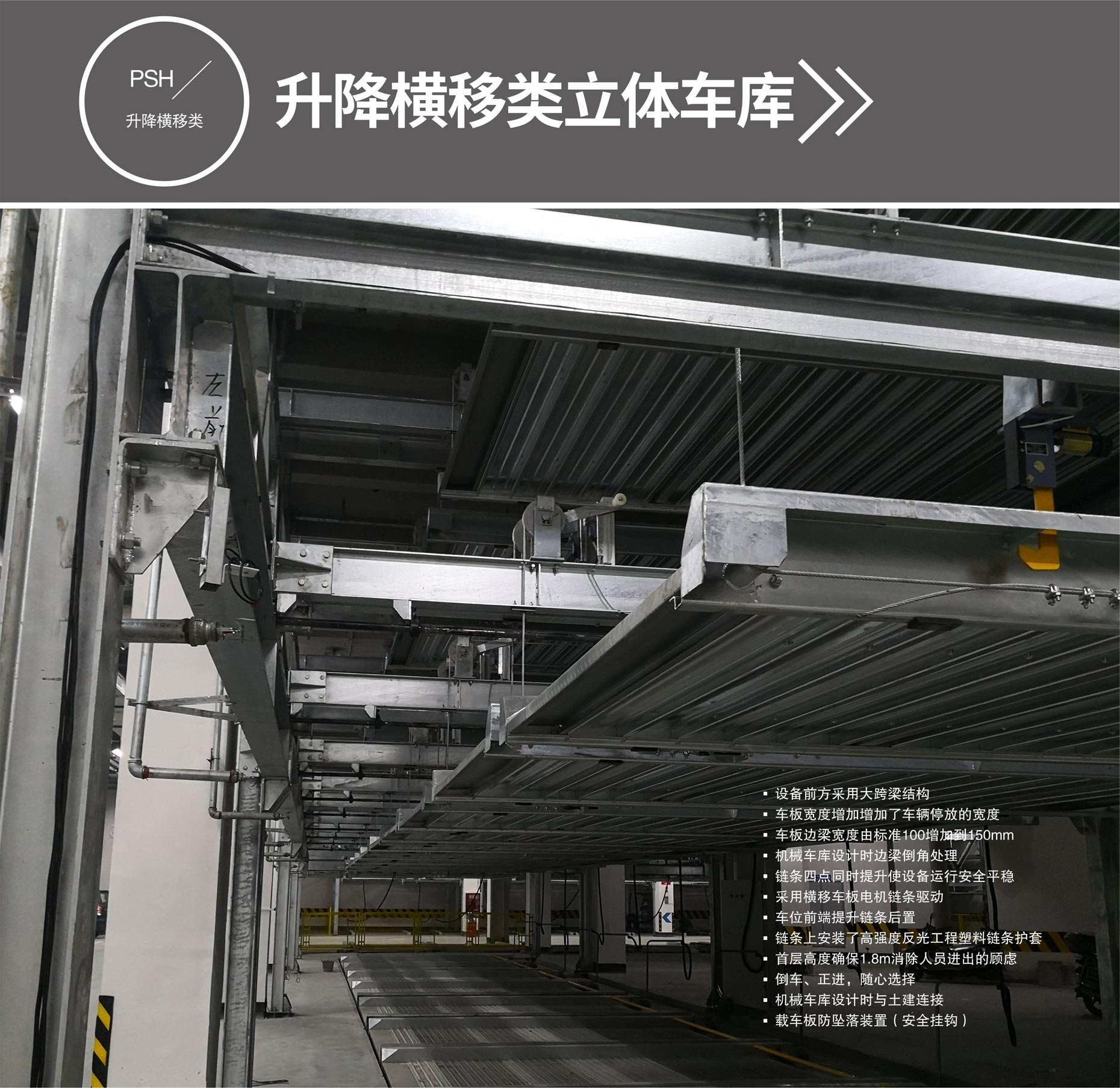 四柱式簡(jiǎn)易升降立體車(chē)庫設備升降橫移式立體車(chē)庫